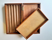 Wooden box hinged for sale  LEATHERHEAD