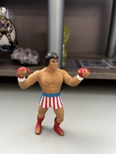 1985 Rocky Balboa boneco de ação bandeira americana borracha brinquedos raros Winston comprar usado  Enviando para Brazil