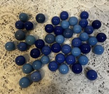 1x 1940s redemoinho de vidro ágata azul esfera bola bolinhas de gude rosa baga Co EA comprar usado  Enviando para Brazil