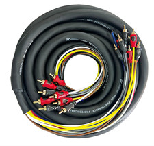 NOVO CABO COBRA RDCARSHOW PROFESSIONAL MEDUSA 20 pés (10 canais) RCA- COBRE comprar usado  Enviando para Brazil