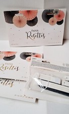 Restposten papier rosetten gebraucht kaufen  Ahlefeld-Bistensee, Hütten