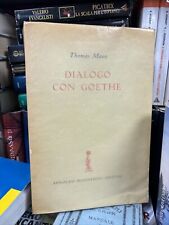 Dialogo con goethe usato  Roma