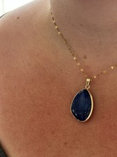 Collier lapis lazuli d'occasion  Chalon-sur-Saône