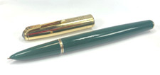 Antigo  Caneta-tinteiro Parker 51 Vacumatic com tampa de ouro 14K e cano verde ~ 1942? comprar usado  Enviando para Brazil
