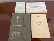 1959 Rolls Royce Silver Cloud I Chassi Manual do Proprietário CLC14, número do corpo 4062, usado comprar usado  Enviando para Brazil