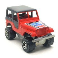 Jeep Majorette CJ-7 4x4 Renegade vermelho/preto 1:54 3" usado 003 comprar usado  Enviando para Brazil
