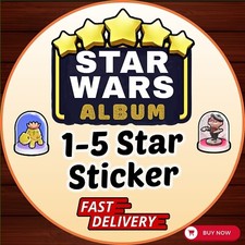 Usado, All Sticker 1-5 Star Card Star Wa_rs Álbum Mono_poly_Mo_Go_⚡Entrega Rápida⚡ comprar usado  Enviando para Brazil