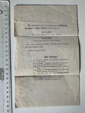 Einladung 1878 elisabethen gebraucht kaufen  Berlin