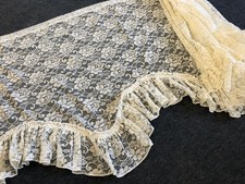 Vintage white lace for sale  BLAENAU FFESTINIOG