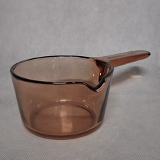 Vaso de molho vintage Corning Visions 0,7 litros com bico âmbar França comprar usado  Enviando para Brazil