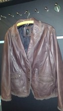 Wunderschöne lederjacke tto gebraucht kaufen  Bremen