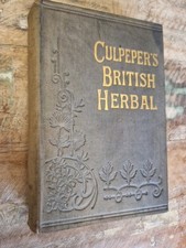 Culpepers british herbal for sale  SALTBURN-BY-THE-SEA