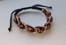 Bracelet black macrame for sale  BRISTOL