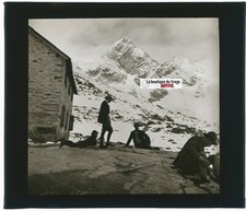 Alpinista, Montaña, Foto Placa De Vidrio, Negro Y Blanco, Positivo 8,5x10 Cm comprar usado  Enviando para Brazil