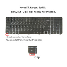 Usado, Teclado coreano e americano para HP Pavilion DV7-7000 DV7-7100 DV7-7200 DV7-7300 retroiluminado comprar usado  Enviando para Brazil