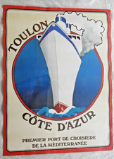 Affiche originale toulon d'occasion  Saint-Hippolyte