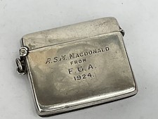 silver vesta cases for sale  HAYLING ISLAND