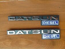 Emblema emblema Datsun Diesel Script 1 par para caminhonete picape DATSUN 720, usado comprar usado  Enviando para Brazil