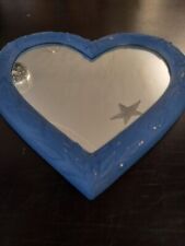 Specchio legno blu usato  Italia