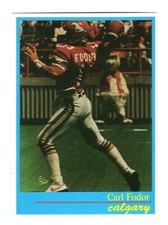 1987 Jogo CFL Carl Fodor Rookie Card #50 Calgary Stampeders Marshall comprar usado  Enviando para Brazil