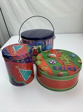 Christmas round tin for sale  Maryland Heights