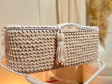 Couffin Moses Basket Berceau Cadeau Rare Naissance Baby Shower Bassinet Cradle, usado comprar usado  Enviando para Brazil
