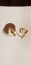 Bolo de cerâmica em miniatura Arcadia e fatia sal e pimenta shakers casa de bonecas tamanho comprar usado  Enviando para Brazil