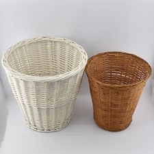 Vintage woven wicker for sale  UK