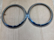 Molduras de farol Willys Jeep Cj5 fabricante de equipamento original moldura anel guarnição motorista passageiro direita esquerda comprar usado  Enviando para Brazil