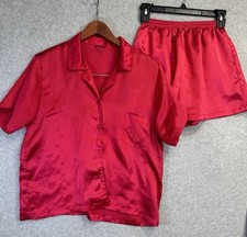 Vtg red satin for sale  Middleburg