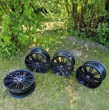 Schwarze alufelgen inkl gebraucht kaufen  Steinbergkirche