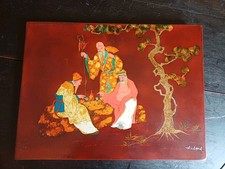 Tableau laqué asiatique d'occasion  Thiberville