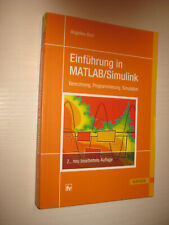 Buch einführung matlab gebraucht kaufen  Leverkusen