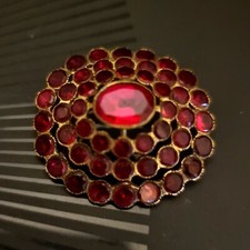 Ancienne broche grenats d'occasion  Saint-Cloud