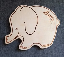 Holzbrett elefant hell gebraucht kaufen  Weißenstadt
