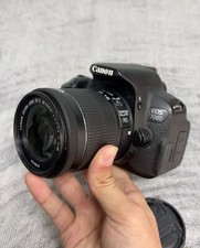 Câmera Canon EOS 700D DSLR + Kit de Lente 18-55mm Preta (Usada) comprar usado  Enviando para Brazil