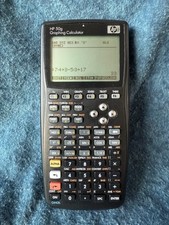 Calculadora gráfica HP 50g e estojo couro Hewlett Packard original testado comprar usado  Enviando para Brazil