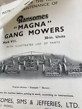 Ransomes magna gang for sale  HITCHIN