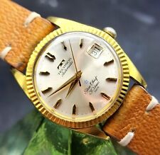 Vintage TECHNOS "Star Chief" 1970'S Relógio Automático Masculino 30J - Apenas Manutenção!, usado comprar usado  Enviando para Brazil