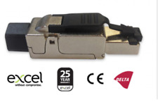 Usado, 2 peças de conector de campo externo RJ45 CAT6A FTP conector blindado Jack comprar usado  Enviando para Brazil
