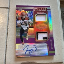 2020 Panini Plates & Patches Cobertura Dupla Roxo RPA Joe Burrow/35, usado comprar usado  Enviando para Brazil