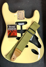 2024 Fender EUA Yngwie Malmsteen Body, Branco Olímpico Cremoso, Leve, com Alça YJM comprar usado  Enviando para Brazil