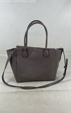 Usado, Bolsa tote Michael Kors cinza acastanhado couro neutro tiracolo trabalho com certificado de autenticidade comprar usado  Enviando para Brazil