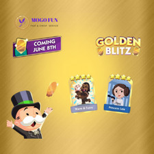 Używany, 🌈Monopoly.Go 🌈Golden_Blitz🔥-Princess leia and Warm & fuzzy 4 ⭐ na sprzedaż  Wysyłka do Poland