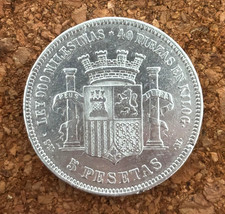 Monnaie espagnole pesetas d'occasion  Expédié en France