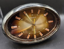 Vintage Anos 70 Caravelle Japão Preto 2 Joias Despertador Mecânico Testado -Raro! comprar usado  Enviando para Brazil