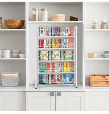Dispensador organizador de lata 5 camadas comporta 60 latas para despensa branco comprar usado  Enviando para Brazil