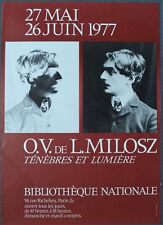 Affiche oscar milosz d'occasion  Longueville-sur-Scie