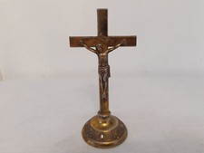 Vintage brass cross for sale  BRIDGEND