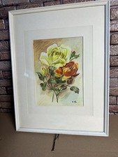 Riginal aquarellbild rosen gebraucht kaufen Riginal aquarellbild rosen gebraucht kaufen  Rodenberg